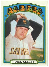 1972 Topps Baseball Cards      412     Dick Kelley